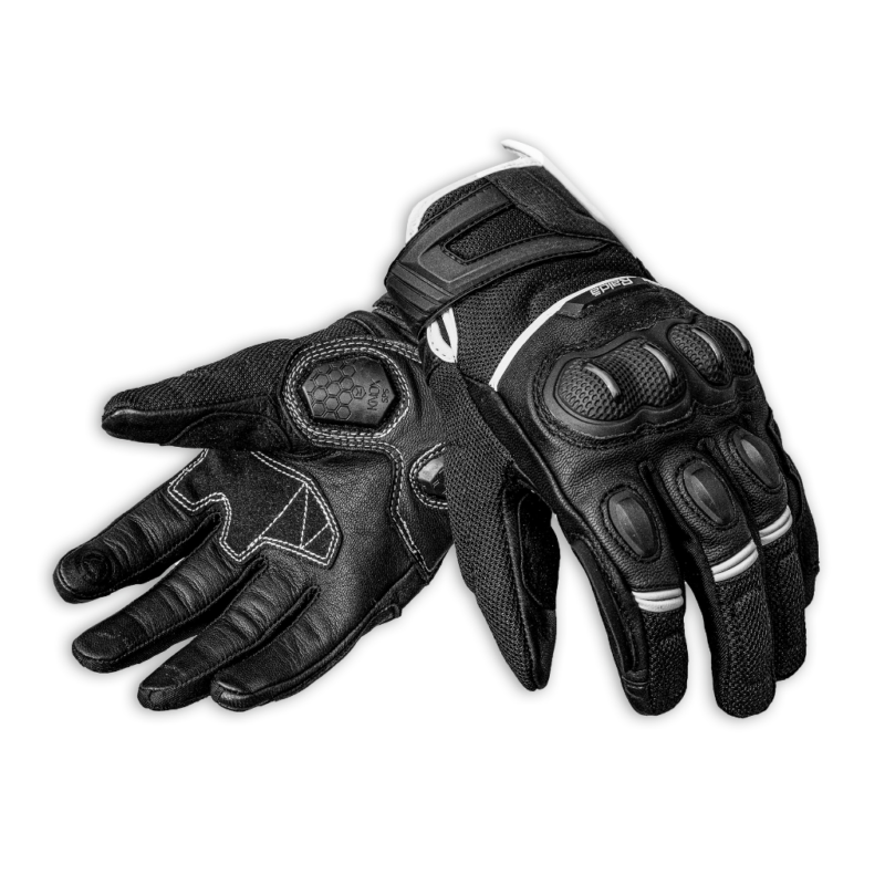 Raida Airwave Motorcycle Gloves White