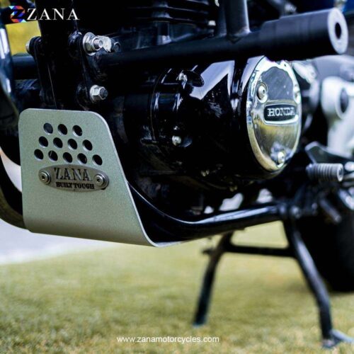 Honda Cb350 Aluminum Bash Plate Silver