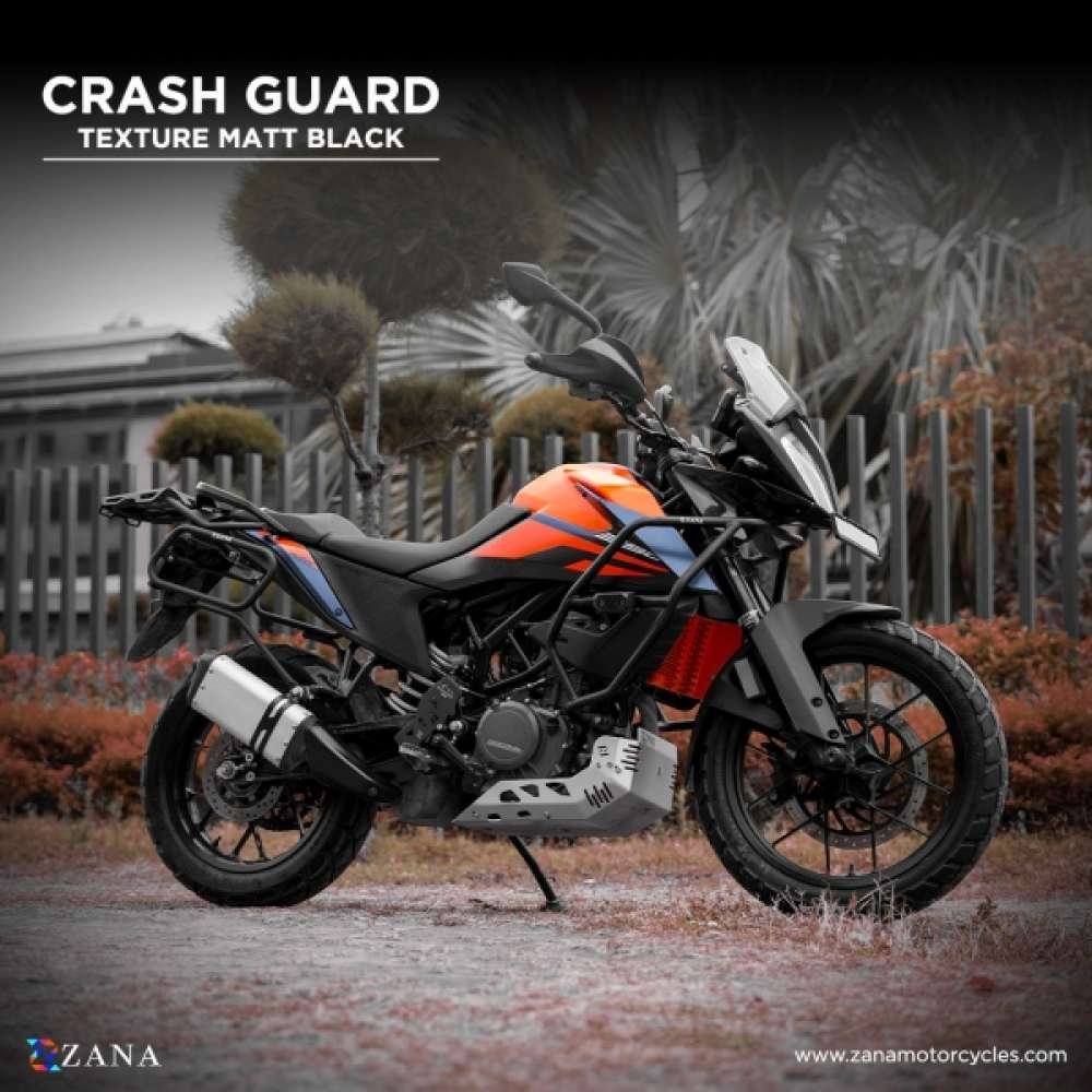 16100579280-1000X1000-1 Crash Guard With Slider Texture Matt Black Ktm 250/390 Adv