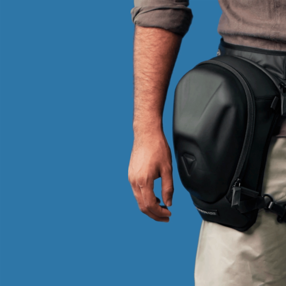 Carbonado Tora Thigh Bag & Waist Bag Hard Shell (8 L)