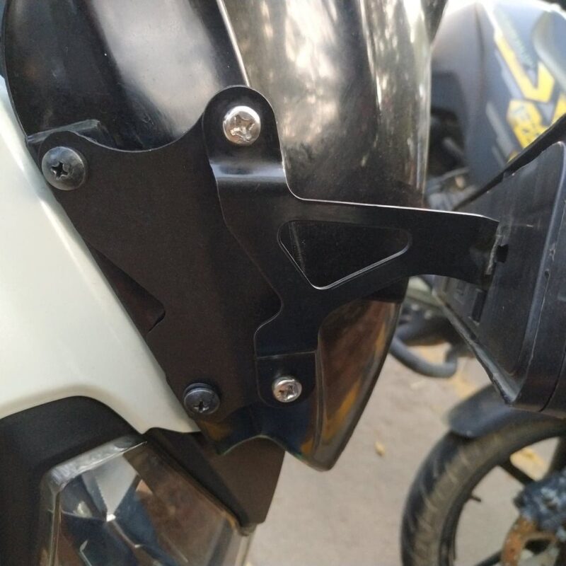 Oem Number Plate Extension Kit For Dominar 400 Windshield