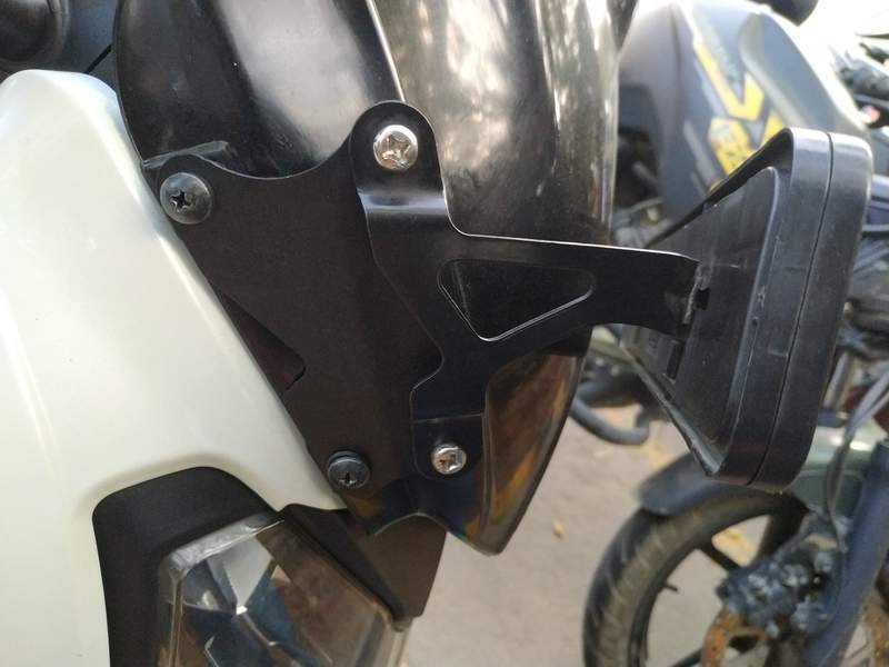 Oem Number Plate Extension Kit For Dominar 400 Windshield
