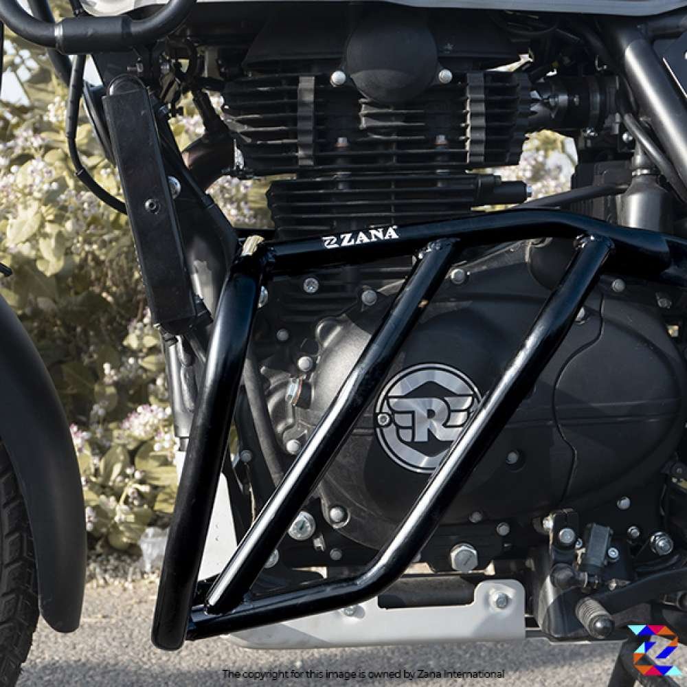 Matt Black Engine Frame Texture For Himalayan Scram 411 Bs6 2021 22
