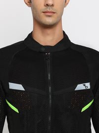 Bikeratti Veloce Jacket Black Neon