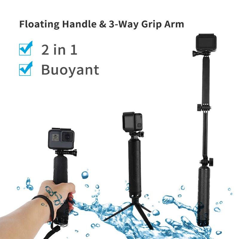 Telesin 3-Way Monopod Grip
