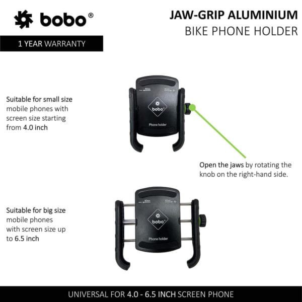 Jaw Grip Bike Phone Holder -Bobo