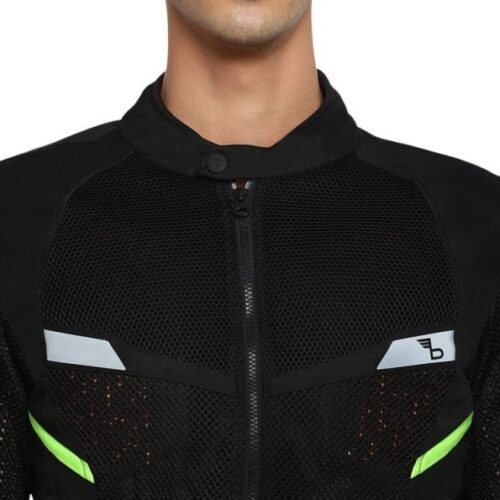 Bikeratti Veloce Jacket Black Neon