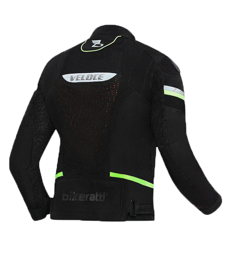 Bikeratti Veloce Jacket Black Neon