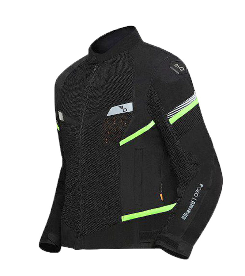 Bikeratti Veloce Jacket Black Neon