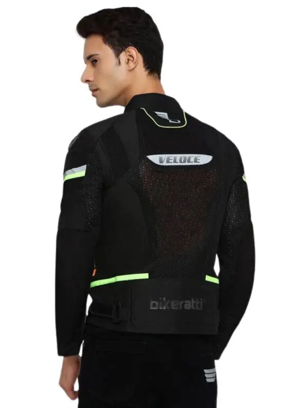 Bikeratti Veloce Jacket Black Neon