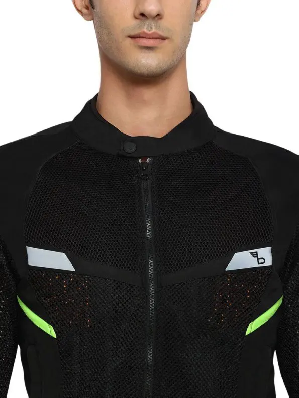 Bikeratti Veloce Jacket Black Neon