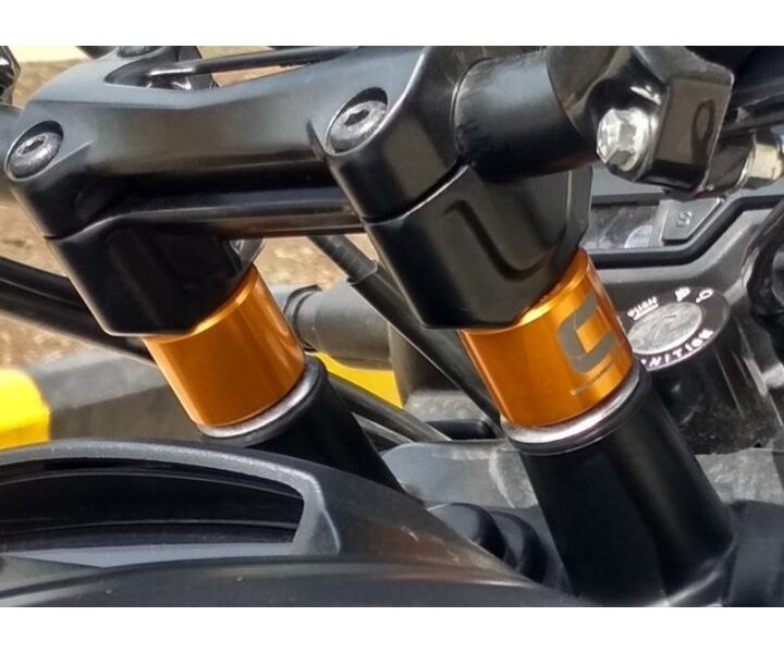 Handlebar Riser For Dominar Vibrant Orange