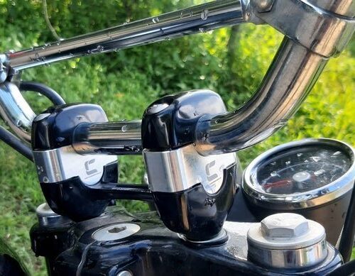 1 Inch Straight Handlebar Risers for Interceptor 650