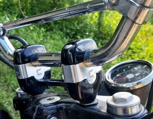 1 Inch Straight Handlebar Risers for Interceptor 650