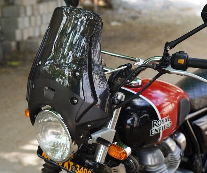 Carbon Racing Windshield Interceptor 650 Darkblack