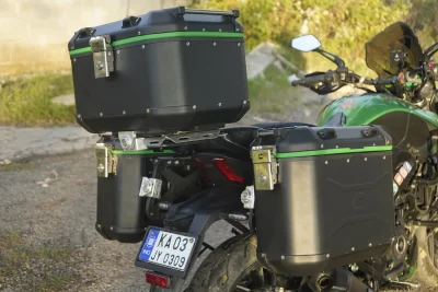 Adventour Explorer Pro To Panniers 34L + 34L Without Saddle Stays Green/Black