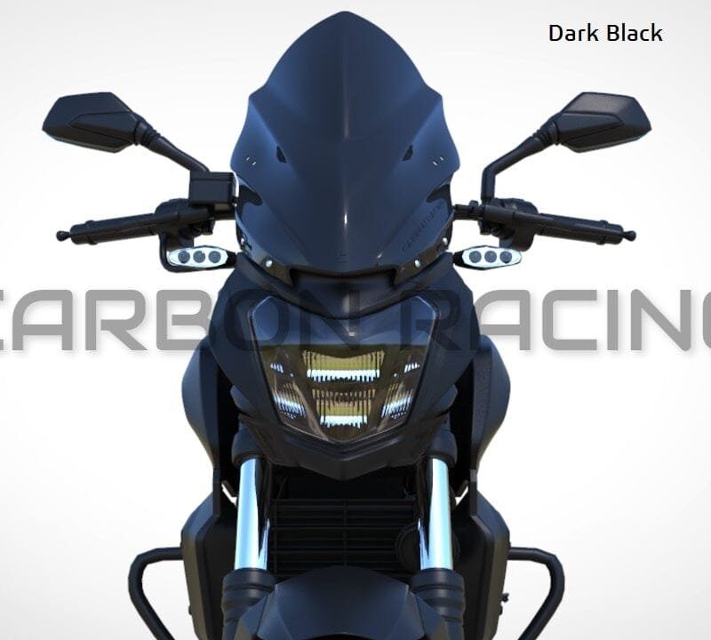 Windshield For Dominar 400 - Fully Smoked