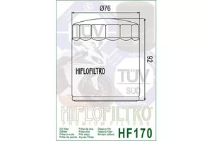 Oil Filter 170 Hl Flo Blk