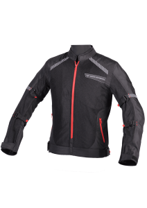 Moto Marshall Valor All Weather Black Red Riding Jacket
