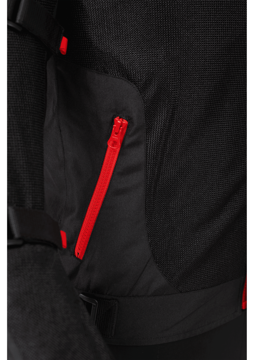 Moto Marshall Valor All Weather Black Red Riding Jacket