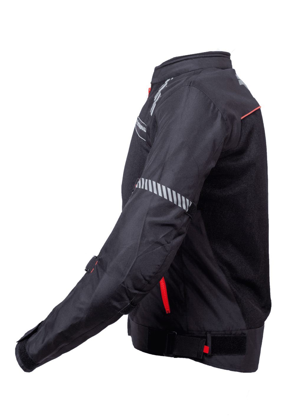 Moto Marshall Valor All Weather Black Red Riding Jacket