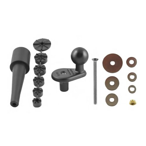 Ram Motorcycle Fork Stem Base With 1" Ball