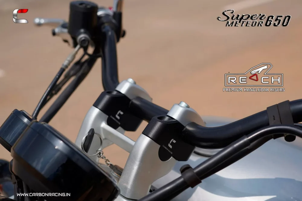 Reach Premium Offset Handlebar Risers Super Meteor