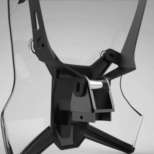 Ktm 390 Adventure Touring Windshield Orange