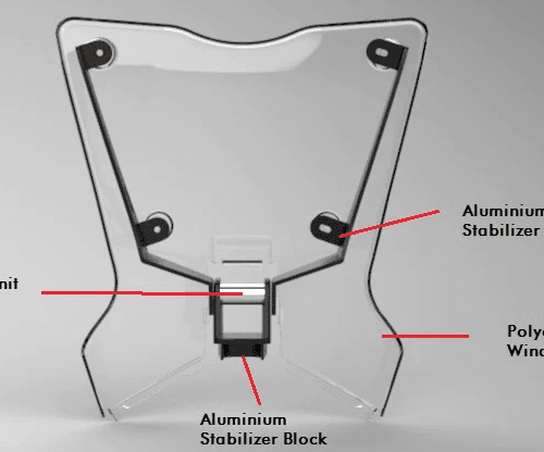 Ktm 390 Adventure Touring Windshield Orange
