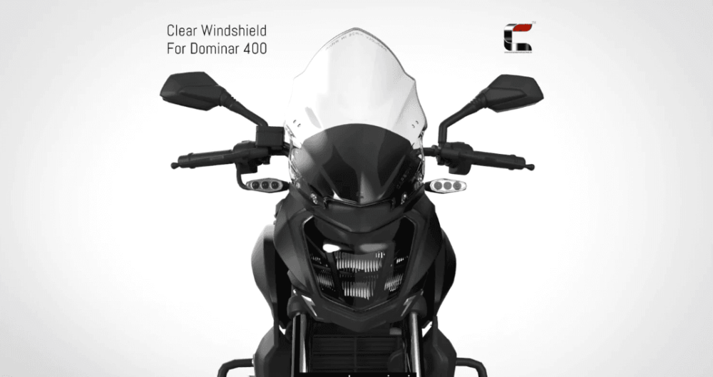 Premium Windshield For Dominar 400 / Dominar 250 Clear