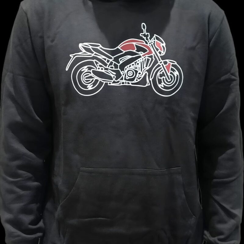 Hoodie -Iride-Hyperride -Black