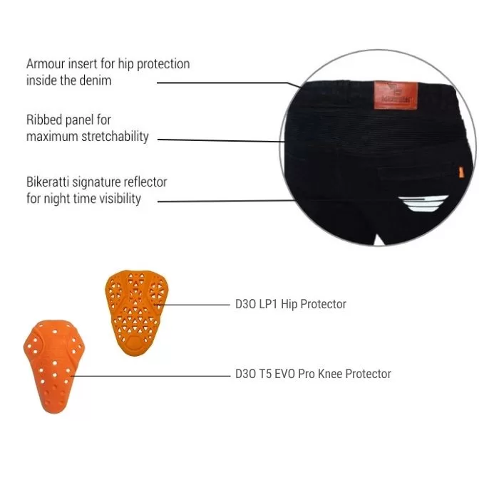 Bikeratti Denim Raven Pro Lady