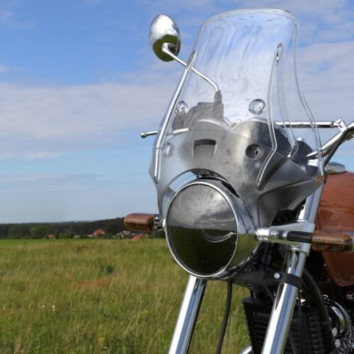 Premium Windshield For Royal Enfield Interceptor Clear