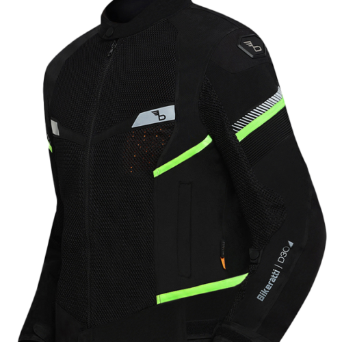 Bikeratti Veloce Jacket Black Neon