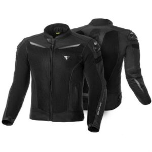 Shima Piston Leather Mesh Riding Jacket