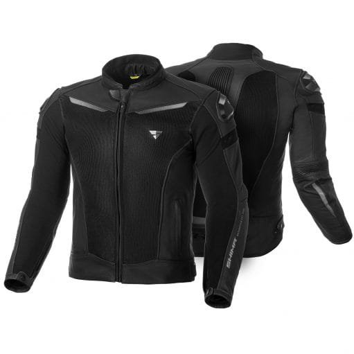 Shima Piston Leather Mesh Riding Jacket