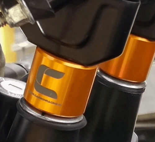 Handlebar Riser For Dominar Vibrant Orange