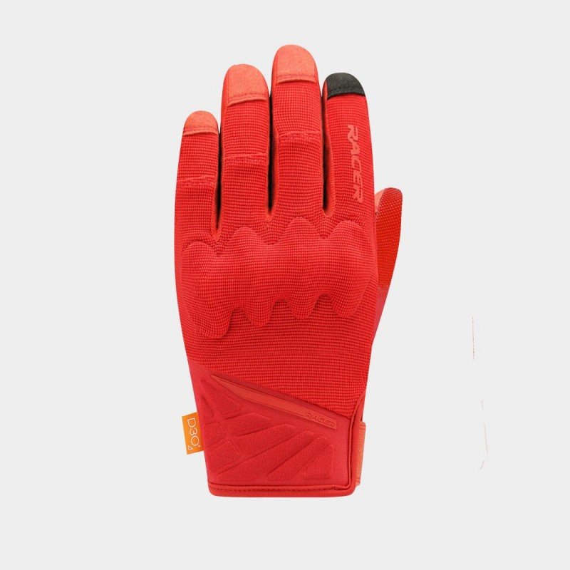 Racer Roca 2 D3O® Red Gloves