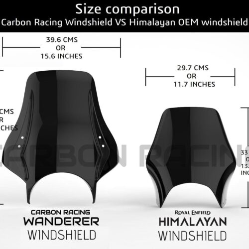 "Wanderer" - Touring Windshield For Honda Cb 350