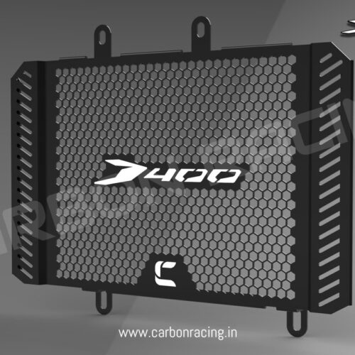 Carbon Racing Radiator Guard For Dominar 400