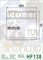 Hi Flo Oil Filter Hf138