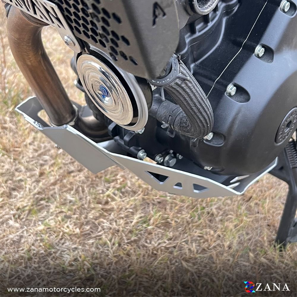 Bash Plate Silver For Himalayan 450