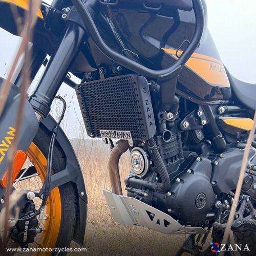 Radiator Guard Black With Himalayan Logo For Himalayan 450