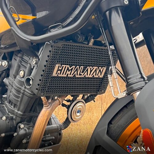 Radiator Guard Black With Himalayan Logo For Himalayan 450