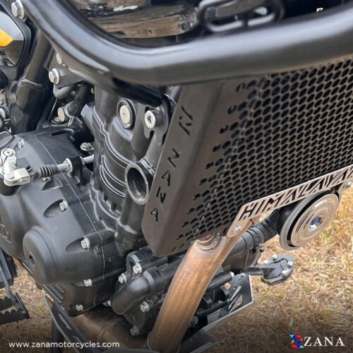 Radiator Guard Black With Himalayan Logo For Himalayan 450