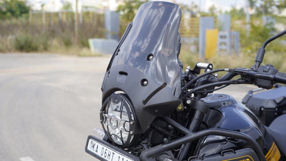 Wanderer Premium Touring Windshield For Himalayan 450 Smoked