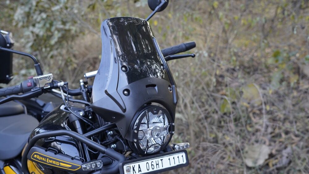 Wanderer Premium Touring Windshield For Himalayan 450 Smoked