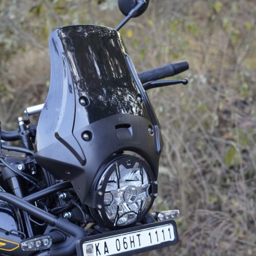 Wanderer Premium Touring Windshield For Himalayan 450 Smoked