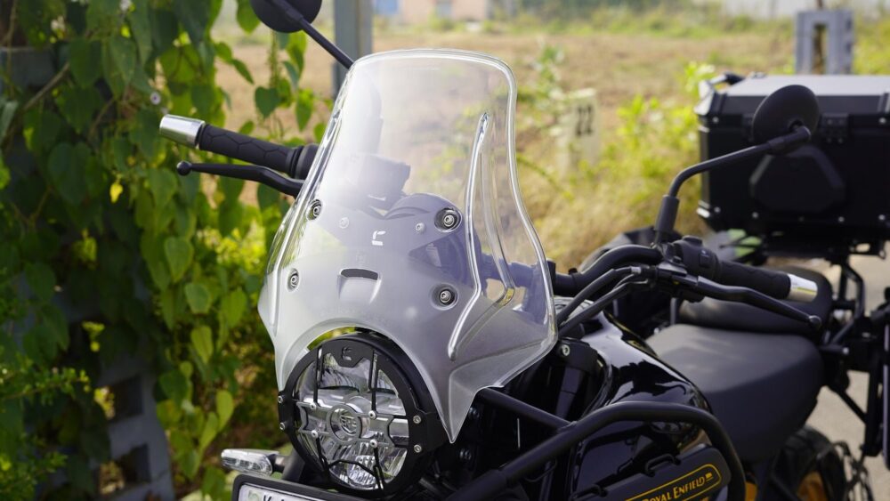 Wanderer Premium Touring Windshield For Himalayan 450 Clear