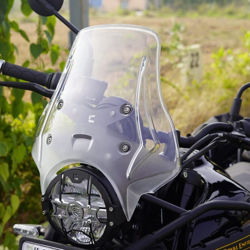 Wanderer Premium Touring Windshield For Himalayan 450 Clear